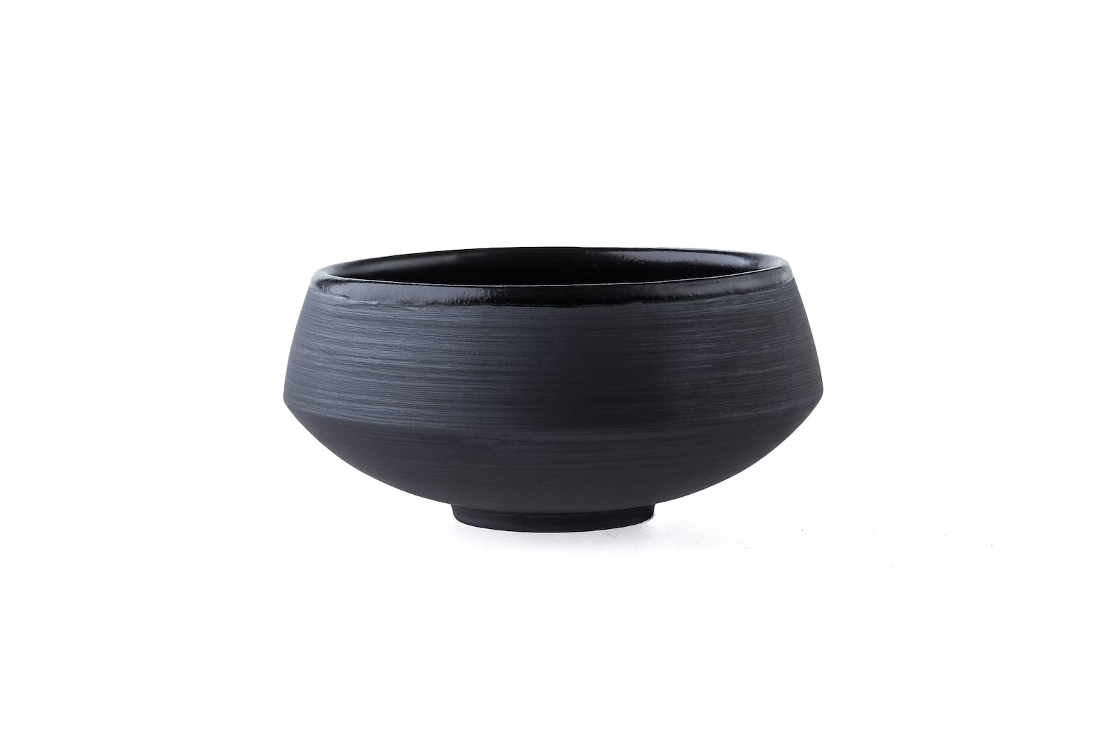 Handmade Small Matte Black Dinnerware Bowl for Rice & Snacks
