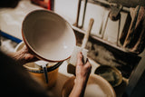 Handmade Medium Terracotta Ceramic Bowl – Ideal for Cereal, Breakfast & Soup