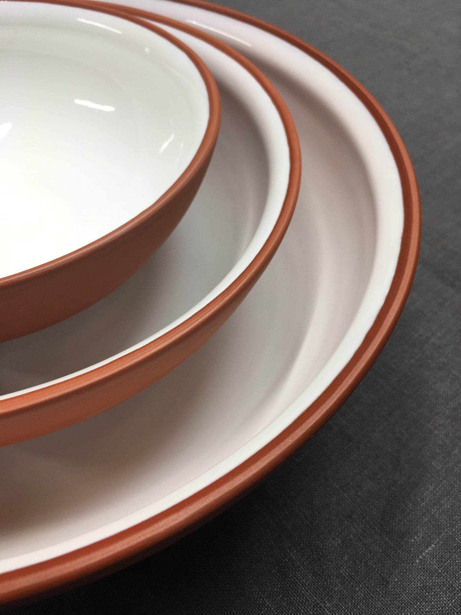 Handmade Medium Terracotta Ceramic Bowl – Ideal for Cereal, Breakfast & Soup