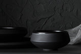 Handmade Small Matte Black Dinnerware Bowl for Rice & Snacks