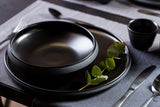 Handmade Matte Black Dinnerware for Big pasta or ramen bowl