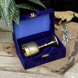 Handmade Engraved Brass Chalice Goblet | Gothic Medieval Wine Goblet